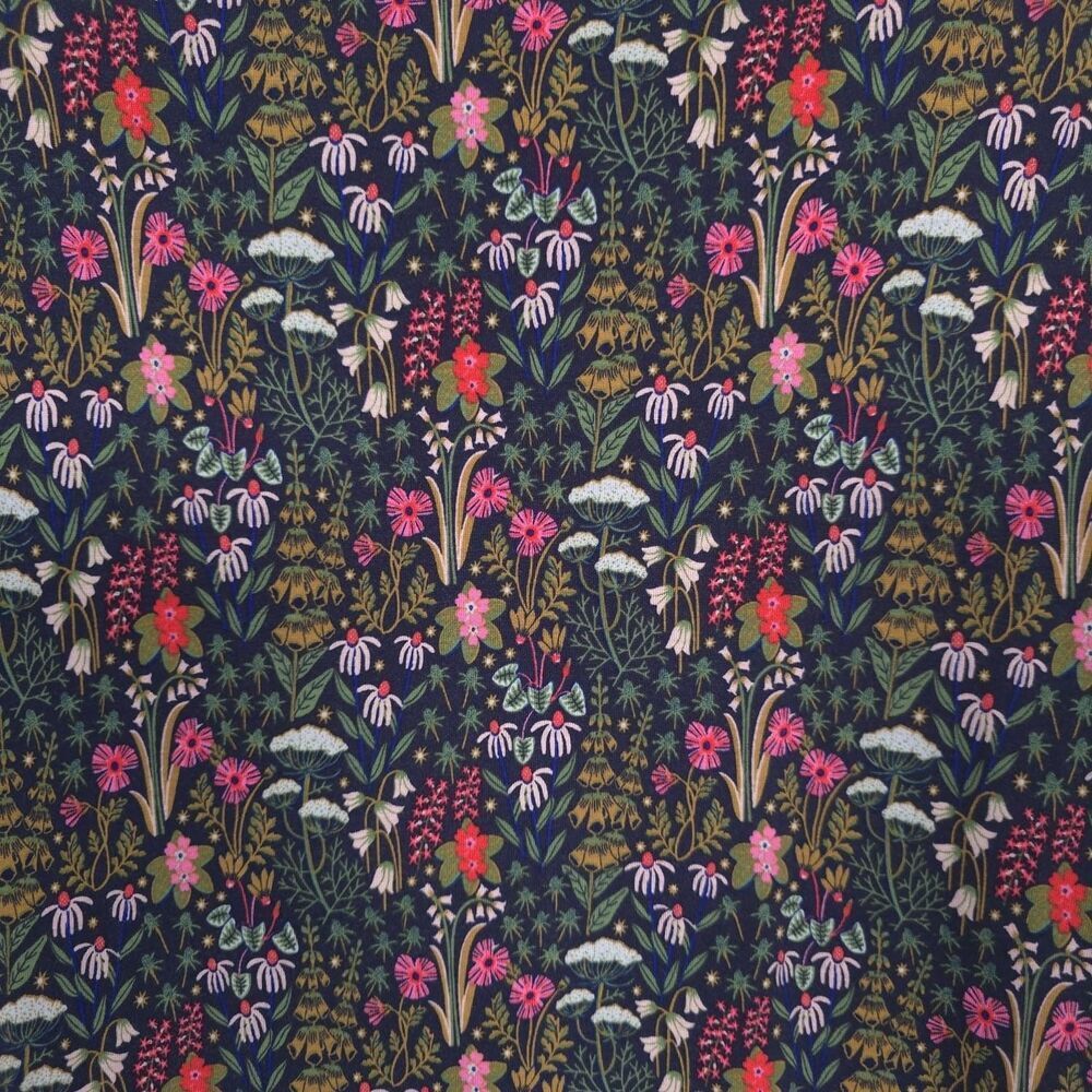 BODEN Floral‎ Dress Viscose Ecovero Short Sleeve Navy Blue Women Size M US 8 - Picture 8 of 10